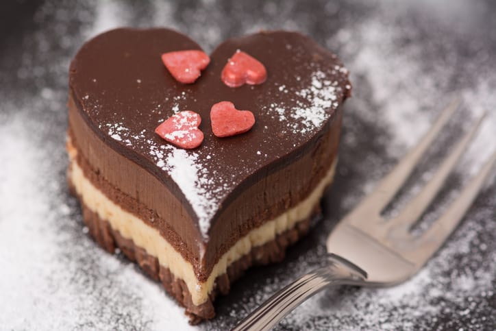 dolce al cioccolato san valentino
